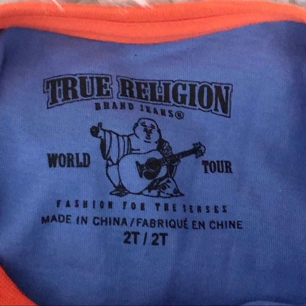 True Religion 2T Girl’s Varsity Tee. NWT